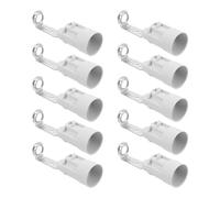 IMUSINICE Lot de 10 Pièces de Rechange pour Douille de Lampe E14 en Plastique et Alliage de Zinc Dissipation Thermique, Adapté pour Éclairage Domestique et Lustres