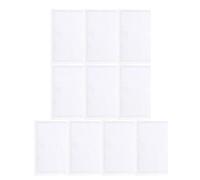IMUSINICE Lot de 10 Pochettes Transparentes Adhésives en PVC 10 X 6 Cm pour Cartes et Permis de Stationnement, Protège-Documents Étanche et Résistant, pour Organisation Logistique