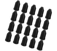 IMUSINICE Lot de 20 Inserts de Manchon pour Roulette de Meuble en Pp Noir, Installation Facile et Stable, Diamètre 25mm, Accessoire pour Montage de Roues Pivotantes