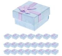 IMUSINICE Lot de 24 Boîtes à Bijoux en Papier Pourpre, Boîte Carrée Élégante et Pratique pour Organiser Petits Objets et Broches sur Coiffeuse ou Décoration de Chambre