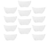 IMUSINICE Masque de Cou en Papier Non Tissé Blanc 100pcs Ultra-fin pour Spa, Absorption Optimale des Soins Peau et Économie D'eau
