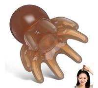 IMUSINICE Masseur de Tête en Résine Forme Poulpe à Huit Griffes, Outil de Massage Relaxant et Compact pour Cuir Chevelu, Texture Confortable, pour Voyages D'affaires