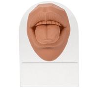IMUSINICE Modèle de Bouche en Silicone pour Exercice de Piercing avec Langue Simulée, Design Unique et Esthétique, pour Pratique et Pose de Bijoux