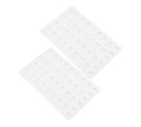 IMUSINICE Moule à Briques Facile à Utiliser Miniature 2pcs en Silicone Multiples Trous pour Fabrication de Mini Briques, pour Artisanat Manuel et Table à Sable