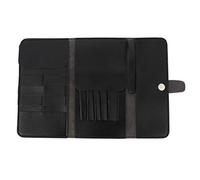 IMUSINICE Paquet à Outils de Coiffure en Cuir pour 5 Paires de Ciseaux, Pochette Fine Fermeture Sécurisée, Rangement Professionnel pour Salon et Transport Facile
