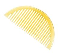 IMUSINICE Peigne à Cheveux Rétro en Corne Naturelle, Peigne Antistatique Compact Mini pour Massage du Cuir Chevelu, Outil de Coiffure Latéral Vintage pour Usage Quotidien et Salon