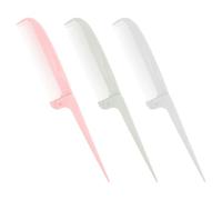 IMUSINICE Peignes à Queue de Rat pour Démêler et Coiffer en Plastique 3 Pièces Pliables Outils Multifonctions Légers pour Salon ou Usage Domestique