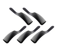 IMUSINICE Peignes Plats pour Tondeuse 5pcs en Abs Noir Design Incurvé Ergonomique pour Coiffure Professionnelle ou Usage à Domicile, Facile à Utiliser pour Couper Cheveux