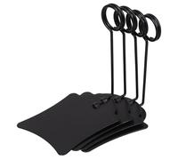 IMUSINICE Pince à Épicerie en Fer Noir, Lot de 4 Clips Porte-afficheur sans Assemblage, Finition Soignée, pour Restaurants et Boutiques de Pâtisserie