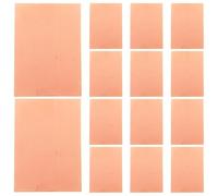 IMUSINICE Plaque de Circuit Imprimé Stratifié en Verre Époxy Fr4 7cm X 10cm, Design Simple Face, Lot de 15 Pièces pour Prototypage et Expérimentation Électronique