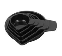 IMUSINICE Plateaux de Pesée Plastique 5 Pièces pour Balance Électronique, Surface Lisse en Pp, Bords Arrondis et Gain de Place, Cuisine et Laboratoire