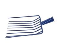 IMUSINICE Râteau à Charbon en Acier 9 Dents Soudées pour Jardinage et Maison, Outil Robuste pour Étaler Pierres et Sols Durs sans Manche, Usage Domestique