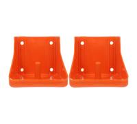 IMUSINICE Support de Boîte à Sel pour Bétail 2 Pièces en Pe Épais Facile à Assembler, Forme Cylindrique, Accessoire pour Alimentation Moutons et Chevaux Plusieurs styles
