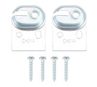 IMUSINICE Support pour Tringle à Rideaux en Métal Argenté, Facile à Installer, Ensemble Pratique pour Stores Enrouleurs à Domicile, Pièce de Fixation Carrée Robuste