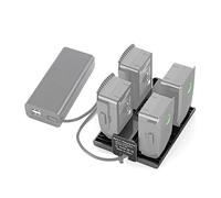iMusk 4 en 1 DJI Mavic 2 Chargeur de Batterie Rapide Hub Chargeur Intelligent de Batterie Multiple avec indicateur numérique Affichage à l'écran pour Le Drone DJI Mavic 2 Pro/Zoom