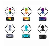 iMusk Pack de 6 Packs de décalcomanies pour Peau Autocollant en Fibre de Carbone imperméable en Fibre de Carbone pour DJI Mavic Mini et décoration du contrôleur