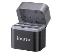 imuto Chargeur de batterie pour batterie NIMH/Lithium rechargeable AA TPYE-C-USB Charge rapide avec affichage LED (emplacement indépendant)