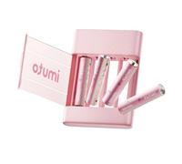 imuto Piles Rechargeables AAA Lot de 4 Piles avec Chargeur, 1300 mWh Lithium 1,5 V Piles Triple A Li-ION à Faible autodécharge avec Chargeur Ultra-Fin, Style Sakura