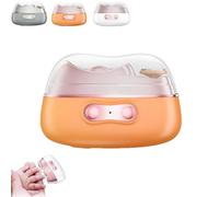 Imwing Nailqure Clip, 2025, nouveau modèle Nailqure Clip amélioré avec lumière LED, coupe-ongles et polisseuse multifonction intelligente (Orange)