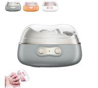 Imwing Nailqure Clip, 2025, nouveau modèle Nailqure Clip amélioré avec lumière LED, coupe-ongles et polisseuse multifonction intelligente (Gray)