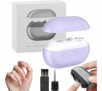 Imwing Nailqure Clip, Vueeze Easyclip Smart Nail Clipper, 3-in-1 Multi-Functional Smart Nail Clipper, Portable Electric Nail Clippers with LED Light for Seniors, Adults (Purple)