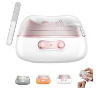 Imwing Nailqure Clip, Vueeze Nailqure Clip, 3-in-1 Multi Function Easyclip Smart Nail Trimmer and Polisher, Electric Nail Clipper with LED Safe Trimming and Polishing (White)