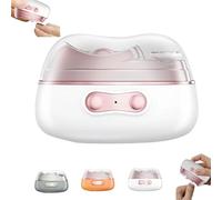 Imwing Nailqure Clip, Vueeze Nailqure Clip, coupe-ongles et polissoir multifonction 3 en 1 Easyclip Smart, avec coupe-ongles LED sécurisé (blanc)