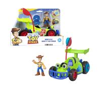 Fisher-Price Coffret jouet Imaginext Toy Story Woody et sa voiture de course avec projectiles