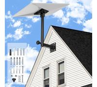 IMYCC Starlink Gen 3 Mount, Support de Toit Starlink Ajustable et Rotatif à 360, Support Mural Court Starlink avec Adaptateur de Tube Starlink pour Standard V3 Starlink Internet Satellite