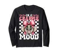 in A Crappie Mood Fish Cappie Fishing Girl Coquette Now Manche Longue