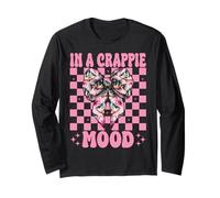 in A Crappie Mood Fish Cappie Fishing Girl Coquette Now Manche Longue