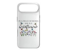 in a Field of Roses She is a Wildflower Hummingbird Floral Coque pour iPhone Air