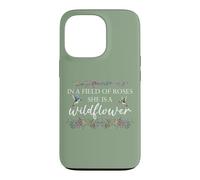 in a Field of Roses She is a Wildflower Hummingbird Flower Coque pour iPhone 13 Pro