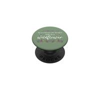 in a Field of Roses She is a Wildflower Hummingbird Flower PopSockets PopGrip Adhésif