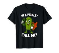 In a Pickle Call Me Joke Gag Pickles Lover Hero Pickle T-Shirt