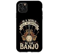in A World Full of Guitars Be The Banjo Musicien Folk Coque pour iPhone 11 Pro Max