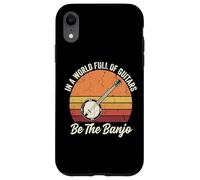 in A World Full of Guitars Be The Banjo Musicien Folk Coque pour iPhone XR