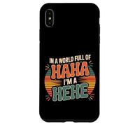 in A World Full of Haha I'm A Hehe Quirky Pun Laughs - Coque pour iPhone XS Max