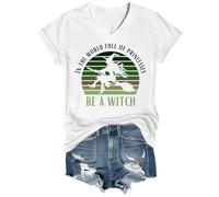 in A World Full of Princesses Be A Witch Chemise d'Halloween, Blanc-VT-1, S