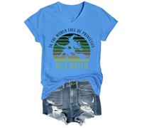 in A World Full of Princesses Be A Witch Chemise d'Halloween, Carolina Blue-vt-1, S