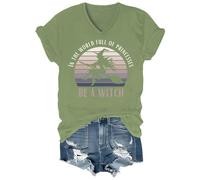 in A World Full of Princesses Be A Witch Chemise d'Halloween, Vert-VT-1, S