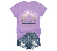 in A World Full of Princesses Be A Witch Chemise d'Halloween, violet clair, S