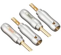 In-akustik Exzellenz Fiche banane de grande qualité Lot de 4 (Import Allemagne)