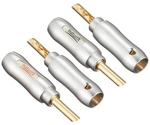 In-akustik Exzellenz Fiche banane de grande qualité Lot de 4 (Import Allemagne)