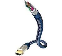 In-akustik Premium II HDMI Kabel mit Ethernet 1,5m, Blau/Silber