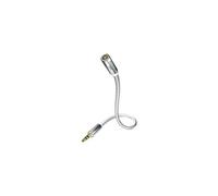 in-akustik Premium - Kit de câblage audio - double blindage - blanc/argent