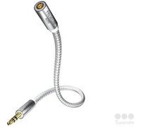 in-akustik Premium - Kit de câblage audio - double blindage - blanc/argent G