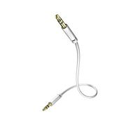 In-akustik Star Câble audio MP3 Jack 3,5 mm / Jack 3,5mm Blanc 0,75 m (Import Allemagne)