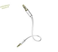 IN-AKUSTIK - STAR - CÂBLE AUDIO-MP3 - JACK 3,5 MM VERS JACK 3,5 MM - 0,5 M - BLANC