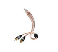 IN-AKUSTIK Star II Câble Y subwoofer RCA (2x RCA) 5 m - splitter Cinch